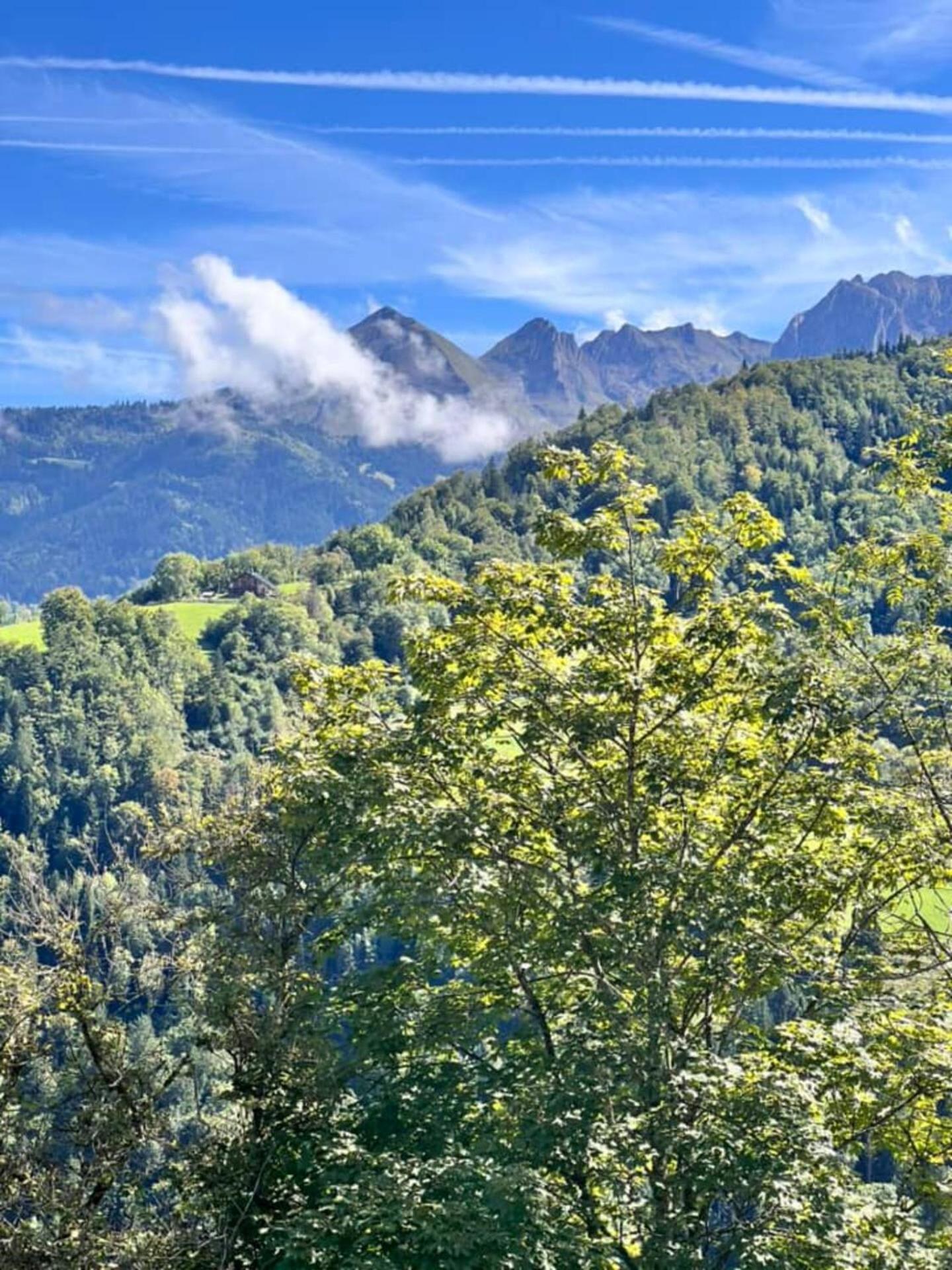 Charming Family Chalet For 8 People, With Private Hot Tub Les Clefs Exteriör bild